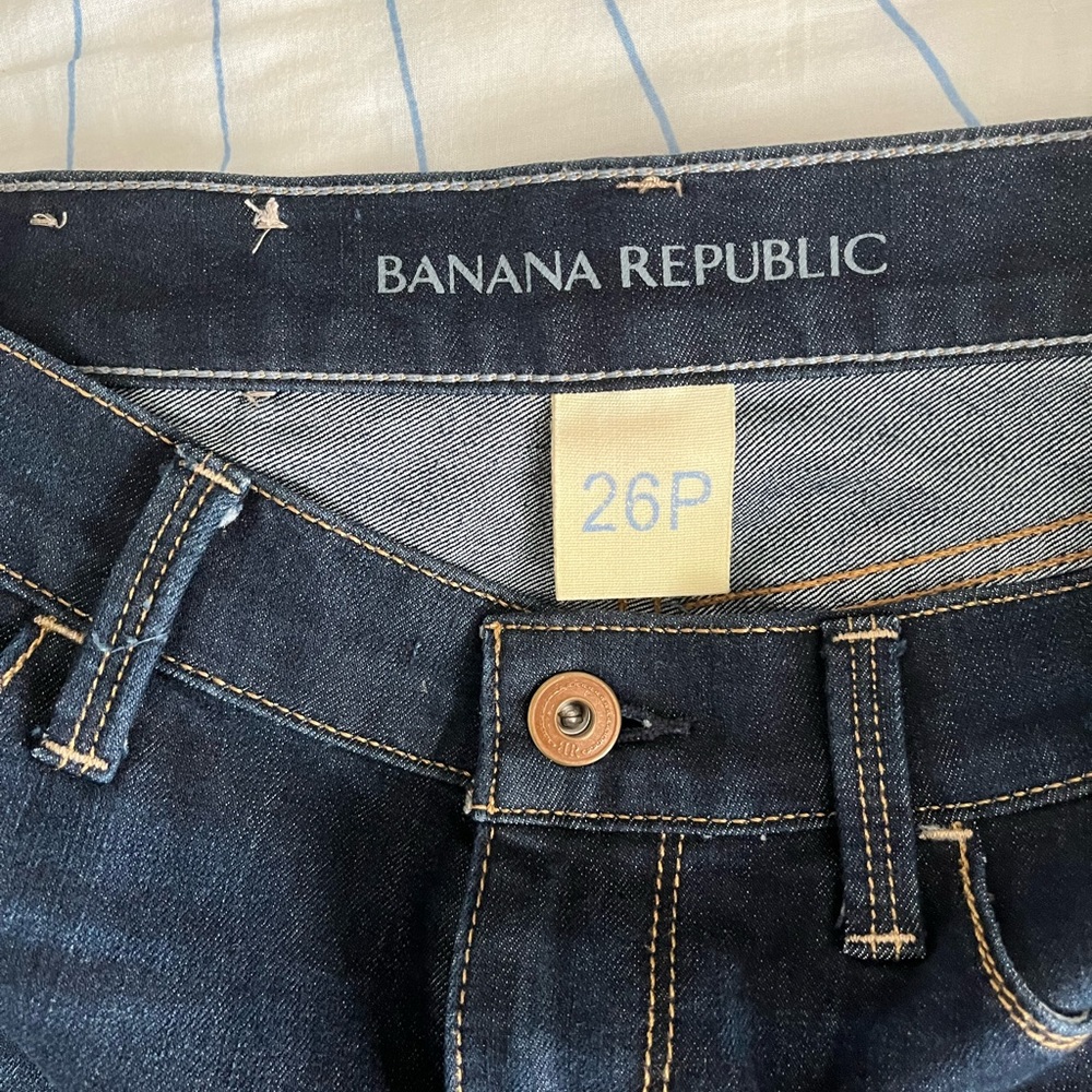 Banana Republic blue Jean skirt 26p